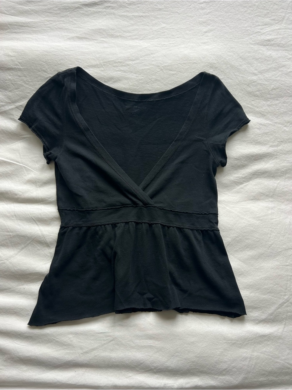Brandy Melville Black Baby Doll Top